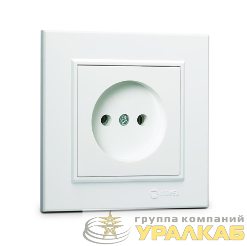 Розетка б/з (Керамика) СП Karea 16А IP20 бел. Makel 