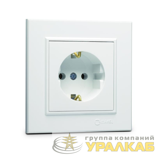Розетка с/з (Керамика) СП Karea 16А IP20 бел. Makel 