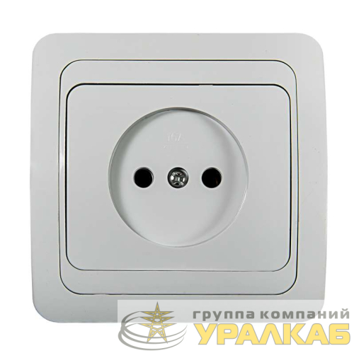 Розетка 1-м СП Classico 2022 16А IP20 бел. ASD / IN HOME 