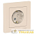 Розетка 1-м СП AtlasDesign 16А IP20 с заземл. защ. шторки в сборе беж. SE 