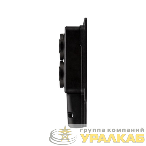 Розетка штепсельная двухместная влагозащ. с/з 16А IP54 каучук Rexant 
