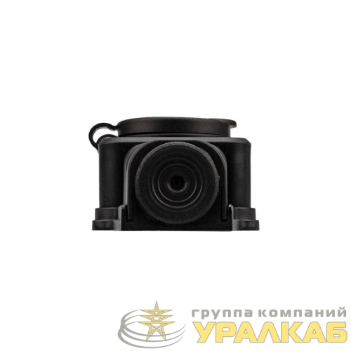 Розетка штепсельная двухместная влагозащ. с/з 16А IP54 каучук Rexant 