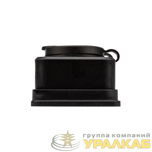 Розетка штепсельная трехместная влагозащ. с/з 16А IP54 каучук Rexant 