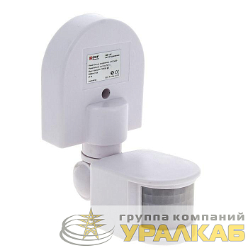 Датчик движения (ИК) MS-16C (ДД) настен. 1200Вт 180град. до 12м (рег.) IP44 EKF 