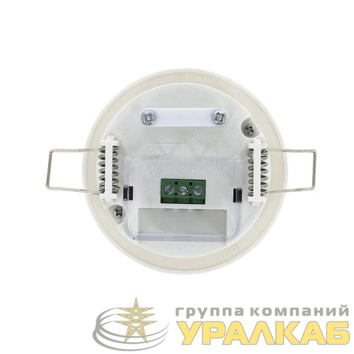 Датчик движения (ИК) MS-100 (ДД) встраив. 1200Вт 360град. до 6м IP20 EKF 