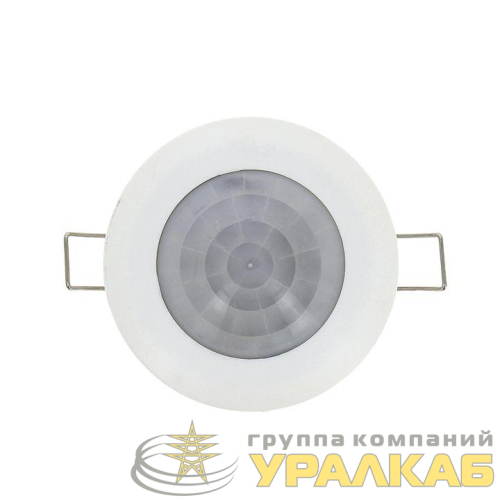 Датчик движения (ИК) MS-100 (ДД) встраив. 1200Вт 360град. до 6м IP20 EKF 