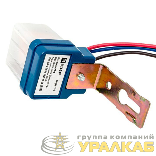 Фотореле PS-1 6А 1200Вт IP44 EKF 