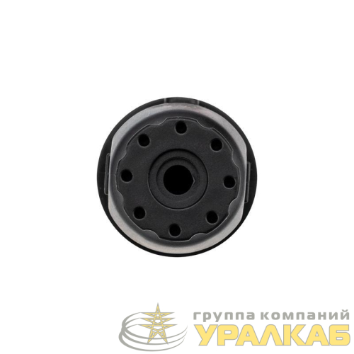 Вилка прямая влагозащ. с/з 16А IP44 каучук Rexant 