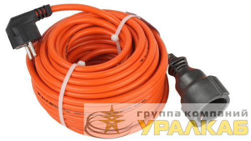 Удлинитель-шнур 1х20м с заземл. 16А IP20 UPx-1e-3х1.5-20m ПВС 3х1.5 (бухта) Эра 