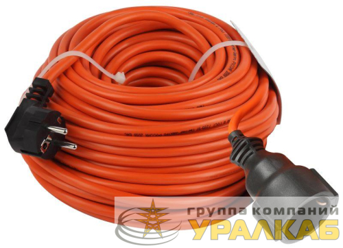 Удлинитель-шнур 1х30м с заземл. 16А IP20 UPx-1e-3х1.5-30m ПВС 3х1.5 (бухта) Эра 