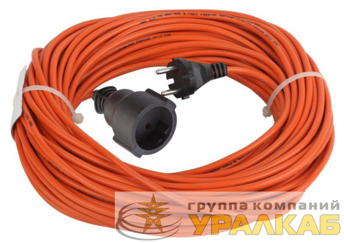 Удлинитель-шнур 1х30м без заземл. 6А IP20 UPx-1-2х0.75-30m ПВС 2х0.75 (бухта) Эра 