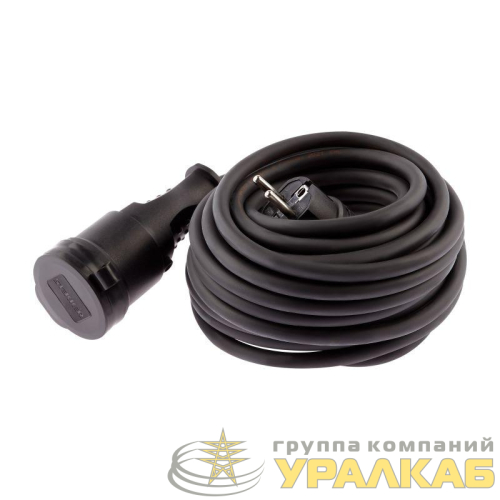 Удлинитель-шнур 1х10м с заземл. 16А IP44 UPx-1e-3х1.5-10m-IP44(KG) КГ 3х1.5 (бухта) Эра 