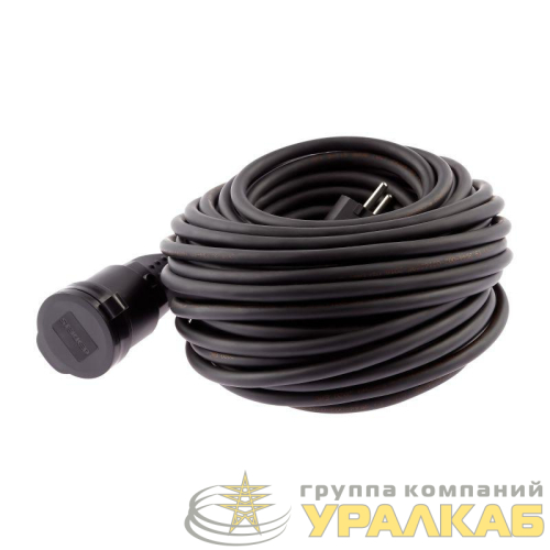 Удлинитель-шнур 1х20м с заземл. 16А IP44 UPx-1e-3х1.5-20m-IP44(KG) КГ 3х1.5 (бухта) Эра 
