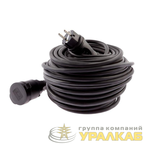 Удлинитель-шнур 1х50м с заземл. 16А IP44 UPx-1e-3х1.5-50m-IP44(KG) КГ 3х1.5 (бухта) Эра 