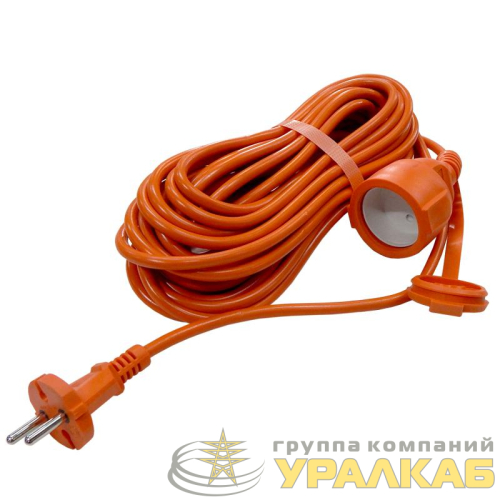 Удлинитель-шнур 1х30м без заземл. 6А IP44 УШ-6 ПВС 2х0.75 UNIVersal 