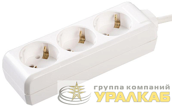 Удлинитель 3х5м с заземл. 16А IP20 У03 2P+PE 250В 3х1 IEK 