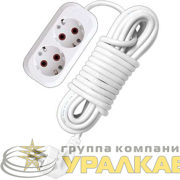Удлинитель 2х3м с заземл. 10А IP20 У10-553 ПВС 3х0.75 UNIVersal 