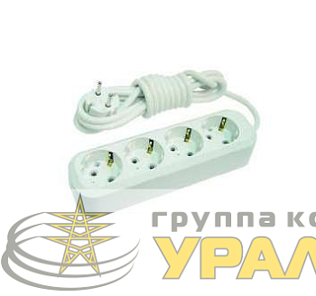 Удлинитель 4х3м с заземл. 16А IP20 Makel 