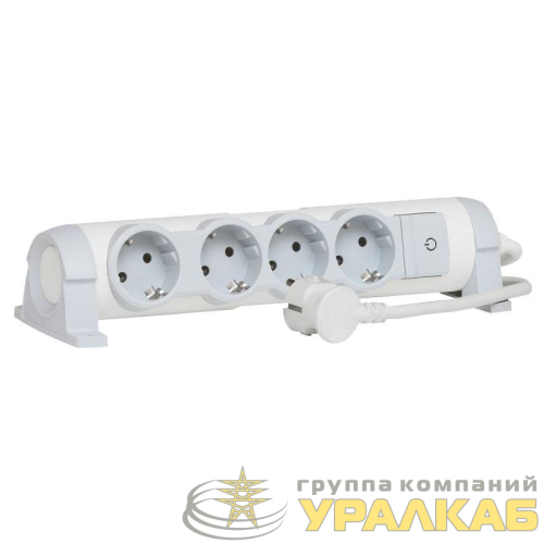 Удлинитель 4х3м с заземл. 16А IP20 Комфорт 4х2P+E Leg 