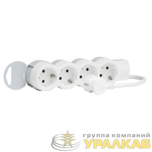 Удлинитель 4х5м с заземл. 16А IP20 Стандарт 4х2P+E Leg 