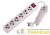 Удлинитель 6х5м с заземл. 16А IP20 Lila с выкл. LEZARD 