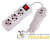 Удлинитель 3х5м с заземл. 16А IP20 Lila с выкл. LEZARD 