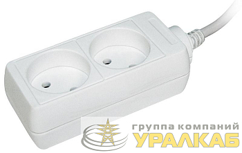 Удлинитель 2х5м без заземл. 10А IP20 У2 2P 250В 2х0.75 IEK 