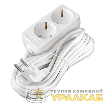 Удлинитель 2х3м с заземл. 10А IP20 2.2кВт ПВС Союз 