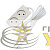 Удлинитель 2х5м без заземл. 10А IP20 2.2кВт ПВС Союз 