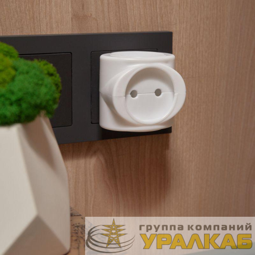 Разветвитель 3-м 6А IP20 220В биметал. бел. Rexant 