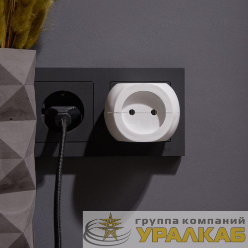 Разветвитель 3-м 6А IP20 Шар 220В бел. Rexant 
