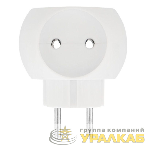 Разветвитель 3-м 6А IP20 Шар 220В бел. Rexant 