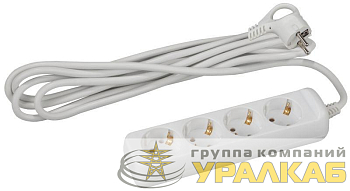 Удлинитель 4х3м с заземл. 16А IP20 U-4e-3m-3х1 ПВС 3х1 Эра 