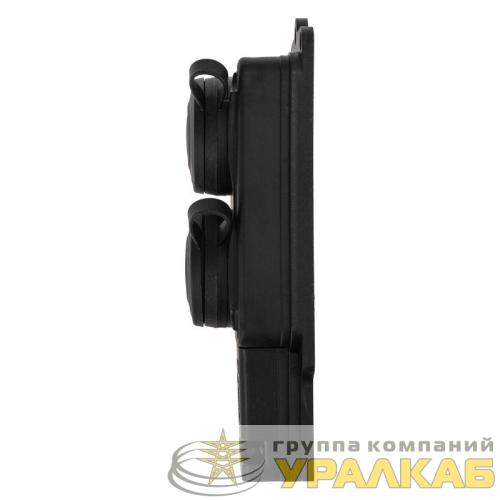Колодка удлинителя 2-м 16А IP44 230В 2P+PE влагозащ. каучук PROCONNECT 