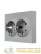 Розетка 2-м СП VESNA с заземл. ПБТ платина LEZARD Розетка 2-м СП VESNA с заземл. ПБТ платина LEZARD