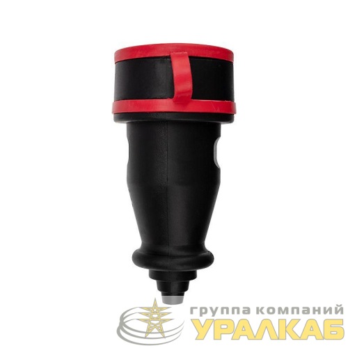 Розетка переносная влагозащ. с крышкой 3P+PE 32А IP44 каучук Rexant 