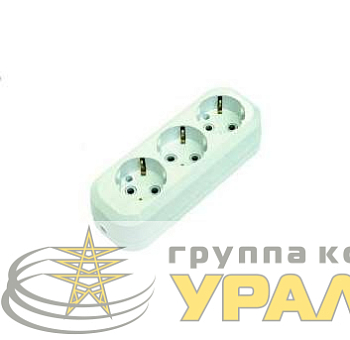 Колодка удлинителя 3-м с заземл. Makel 