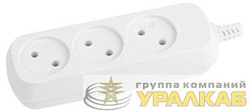 Колодка удлинителя 3-м без заземл. KX-3 Эра 