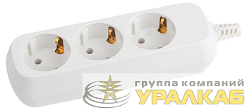 Колодка удлинителя 3-м с заземл. KX-3e Эра 