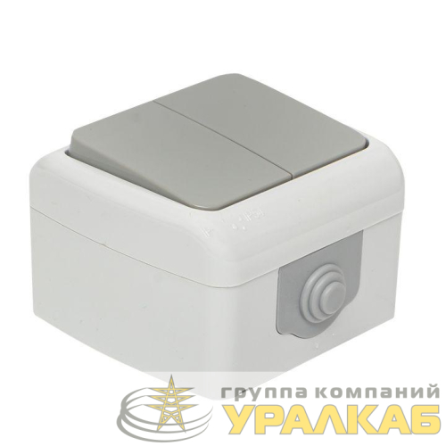 Выключатель 2-кл. ОП Мурманск 10А IP54 сер. EKF 
