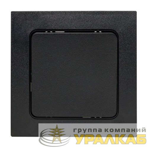 Выключатель 1-кл. Стокгольм 10А винтов. клеммы механизм черн. PROxima EKF 