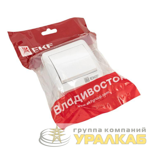 Выключатель ОП Владивосток 10А IP54 бел. PROxima EKF 