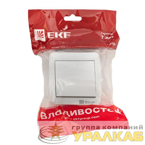 Выключатель ОП Владивосток 10А IP54 бел. PROxima EKF 