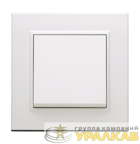 Выключатель 1-кл. СП Karea 10А IP20 бел. Makel 