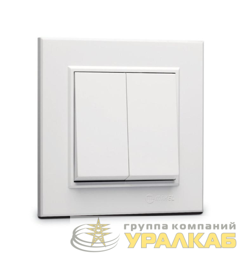 Выключатель 2-кл. СП Karea 10А IP20 бел. Makel 