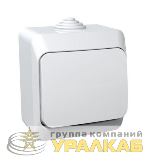 Выключатель 1-кл. ОП Этюд 10А IP44 10AX бел. SE 