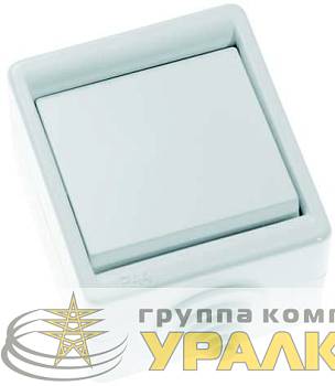 Выключатель 1-кл. ОП 10А IP44 А110-015 бел. Кунцево 