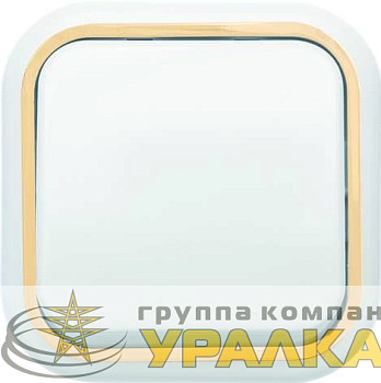 Выключатель 1-кл. ОП Валентина 10А IP20 А16-038 бел./зол. Кунцево 