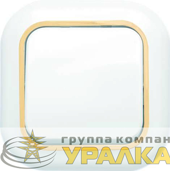 Выключатель 1-кл. СП Валентина 6А IP20 С16-040 бел./зол. Кунцево 