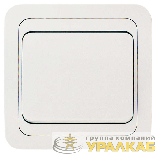 Выключатель 1-кл. СП Mimoza 10А IP20 бел./бел. Makel 